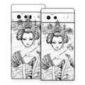 Geisha Sketch - Google Pixel 6 Skin