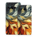 Orange and Charcoal - Google Pixel 8 Skin