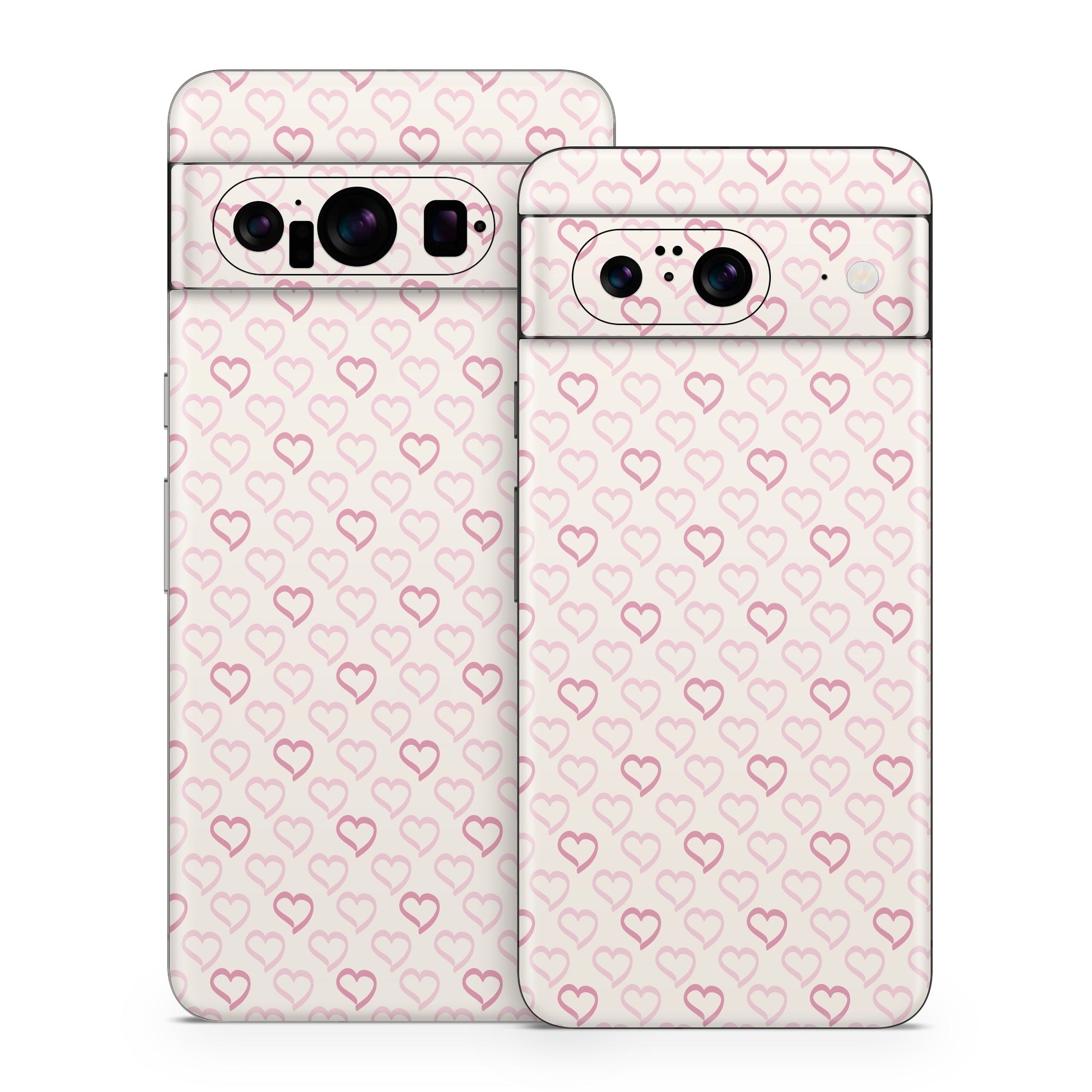 Patterned Hearts - Google Pixel 8 Skin