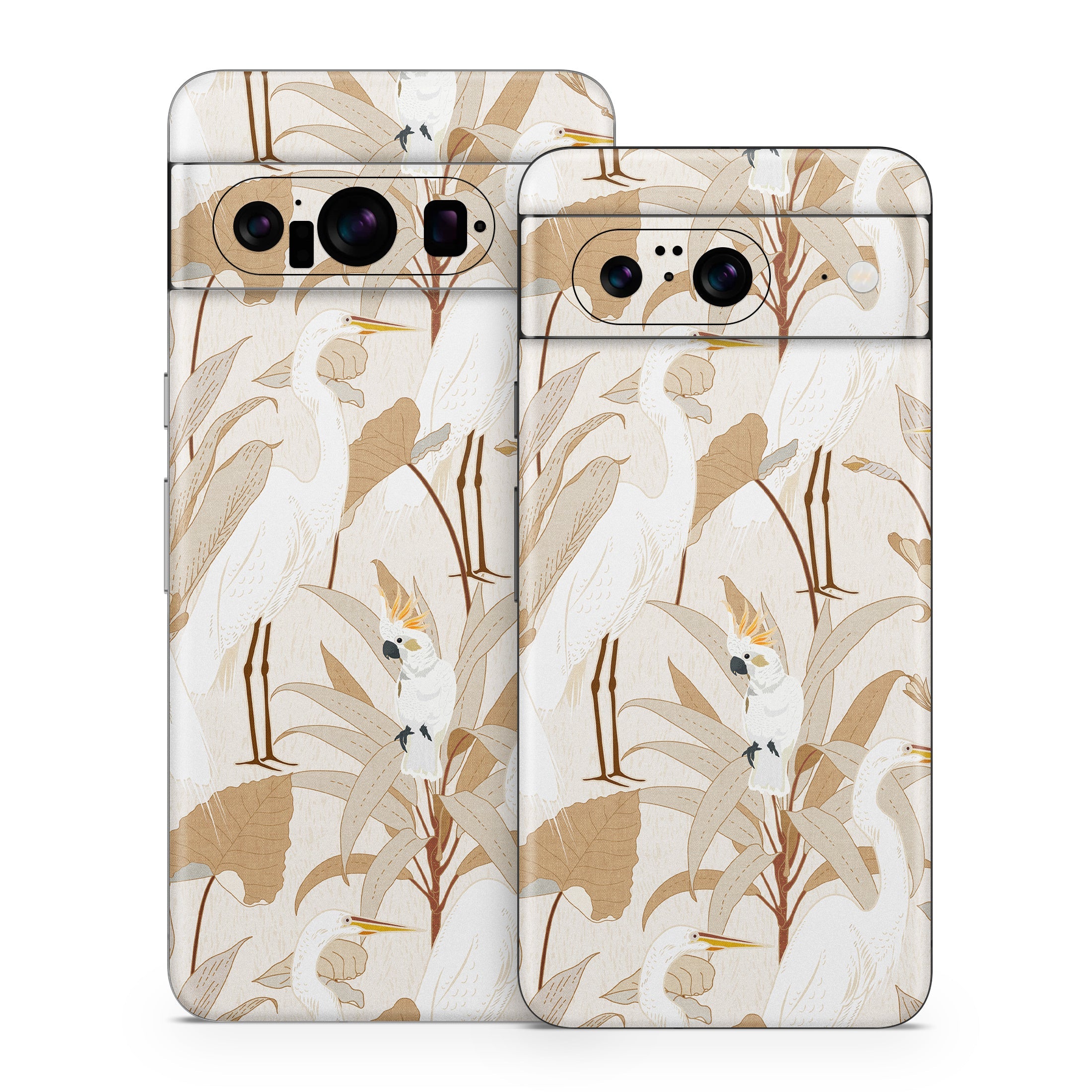 White Cranes Cockatoo - Google Pixel 8 Skin