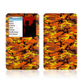 Orange Camo - iPod Classic Skin