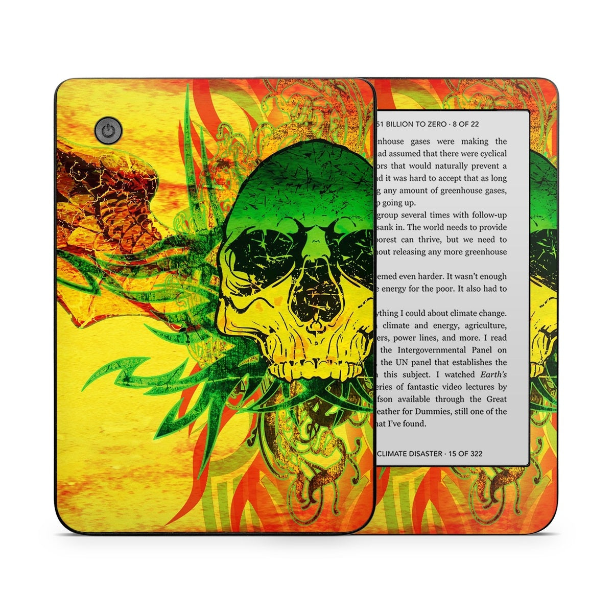 Hot Tribal Skull - Kobo Clara 2E Skin