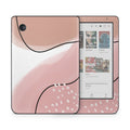 Abstract Pink and Brown - Kobo Clara Colour Skin