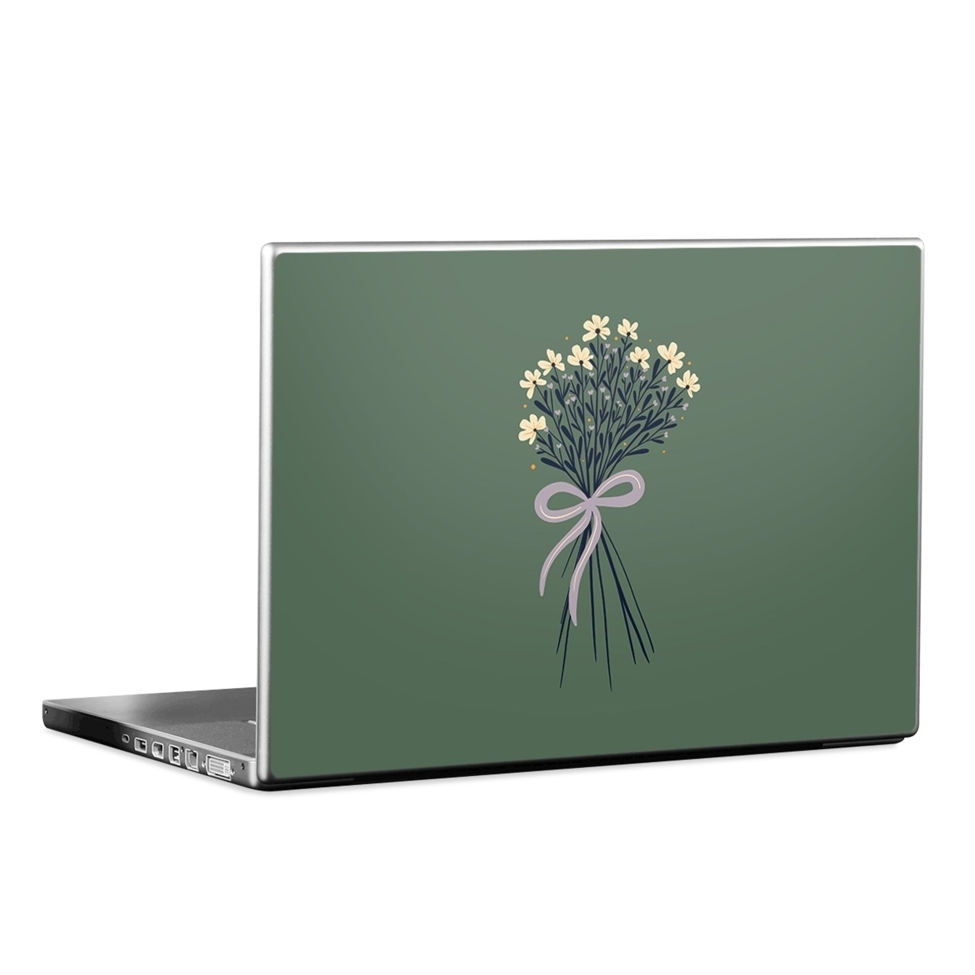 Floral Bouquet Bow  - Laptop Lid Skin