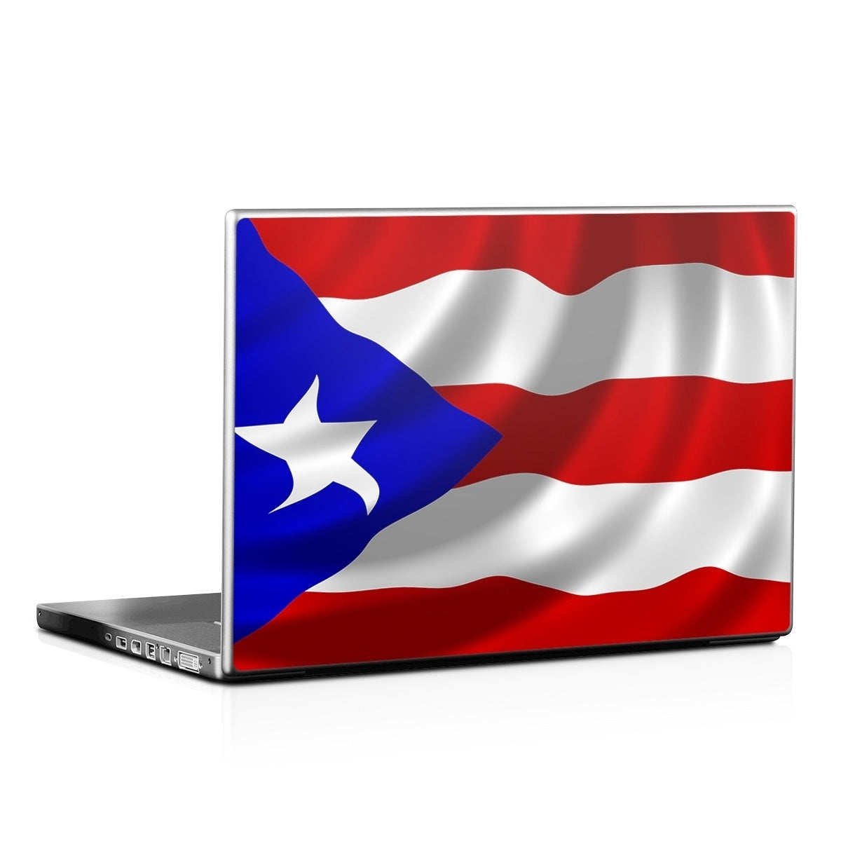 Puerto Rican Flag - Laptop Lid Skin