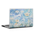 White & Blue - Laptop Lid Skin