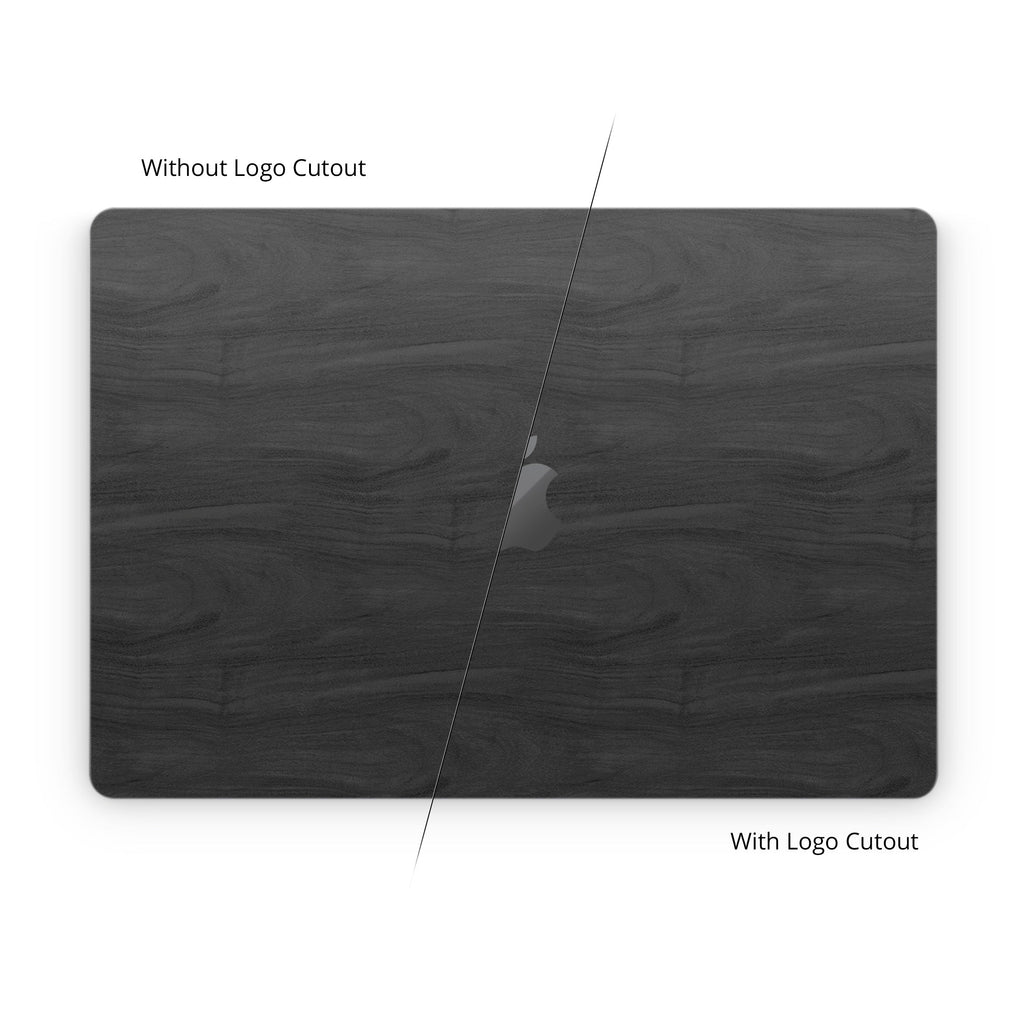 Black Woodgrain - Apple MacBook Skin