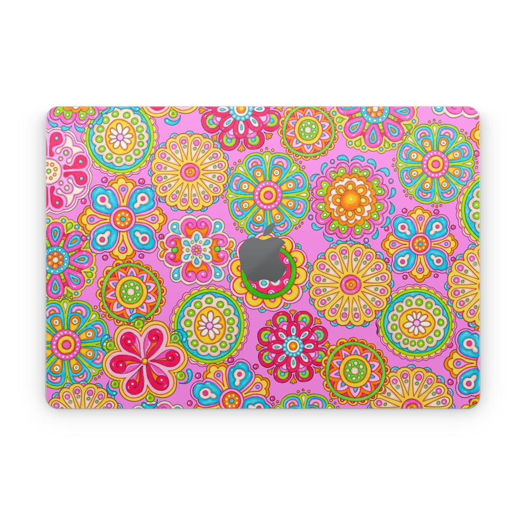 Bright Flowers - Apple MacBook Skin