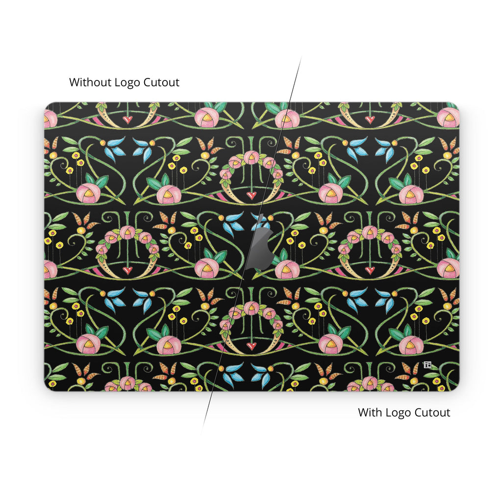 Change Nothing Flowers - Apple MacBook Skin