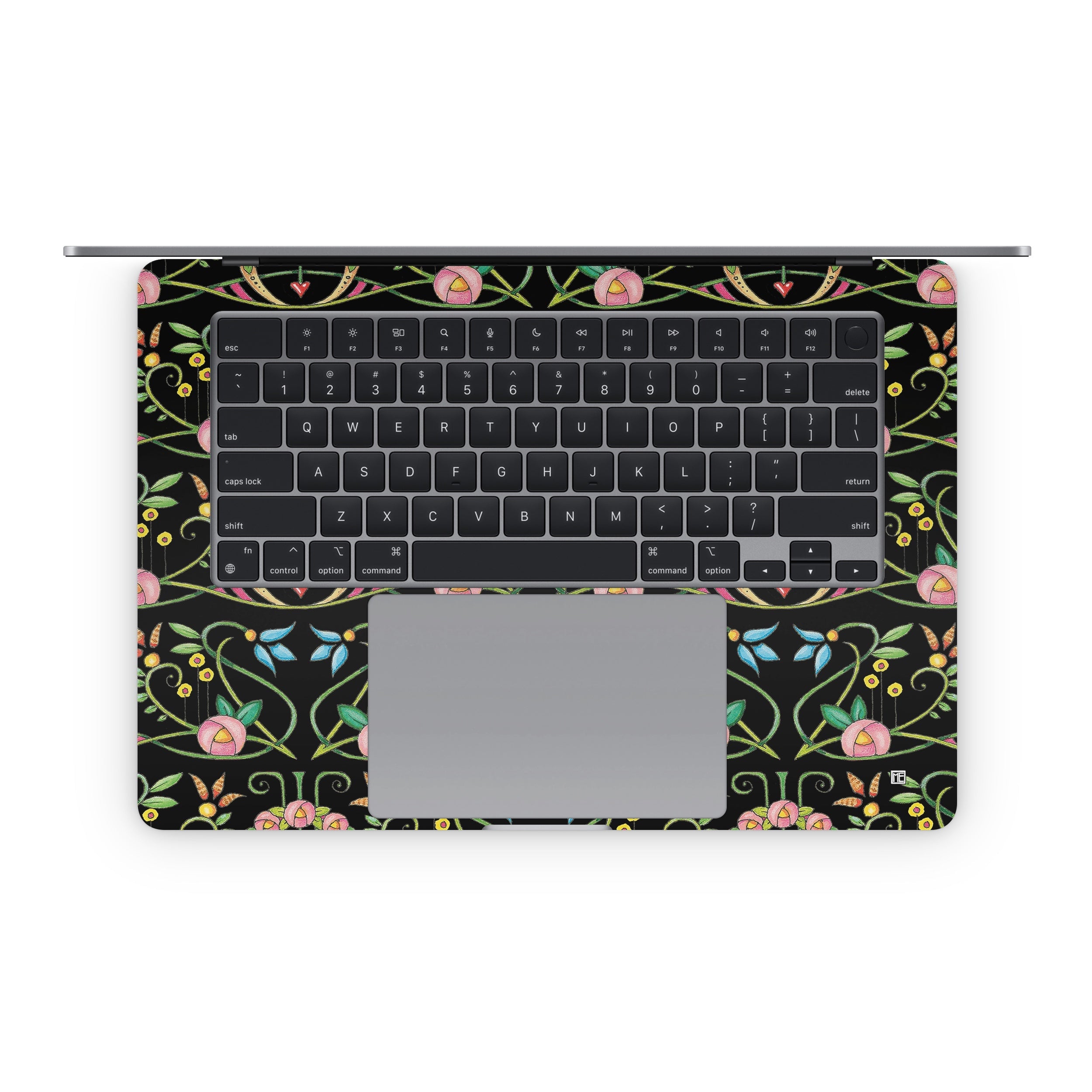Change Nothing Flowers - Apple MacBook Skin