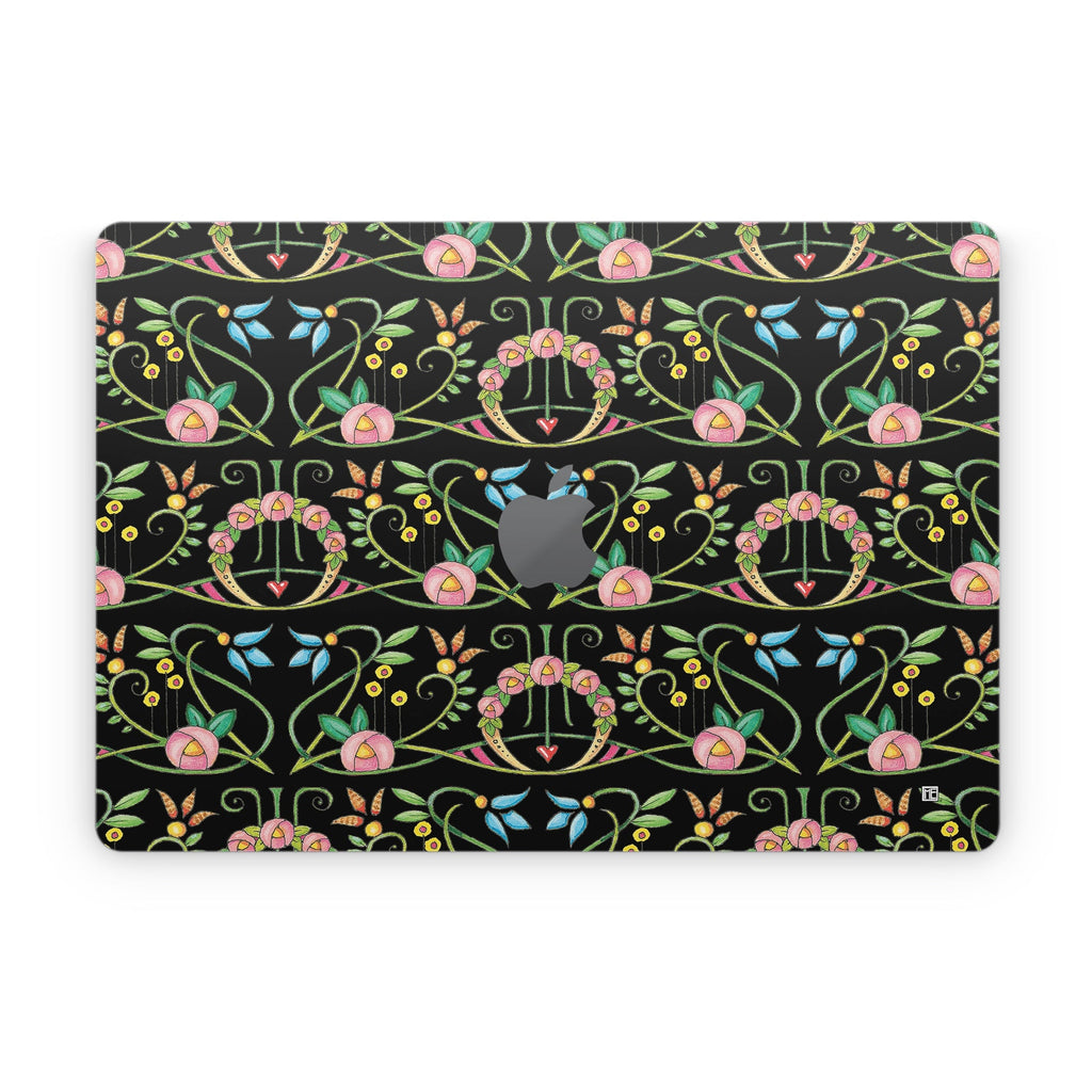 Change Nothing Flowers - Apple MacBook Skin