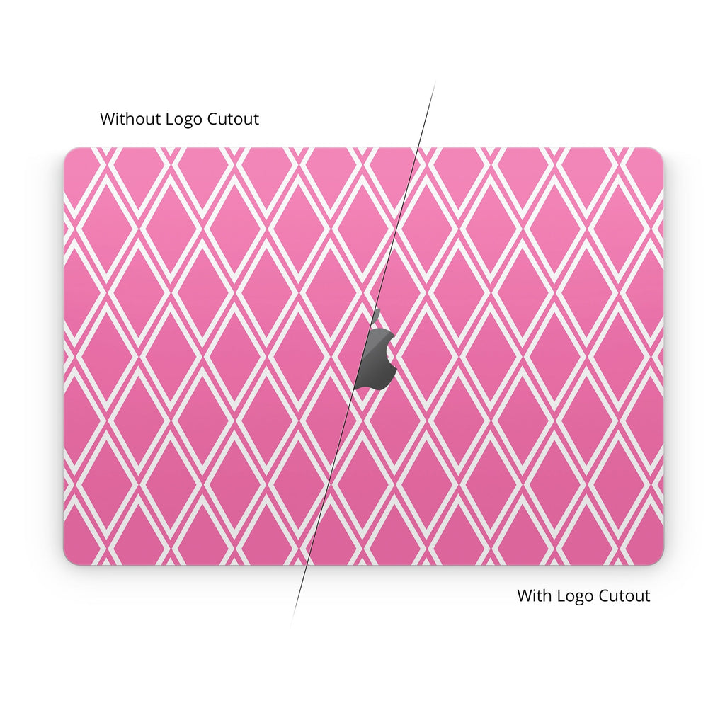 Pink Checks - Apple MacBook Skin