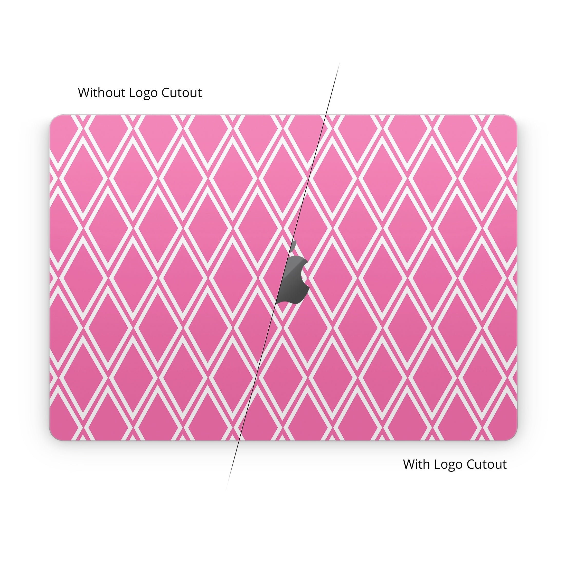 Pink Checks - Apple MacBook Skin