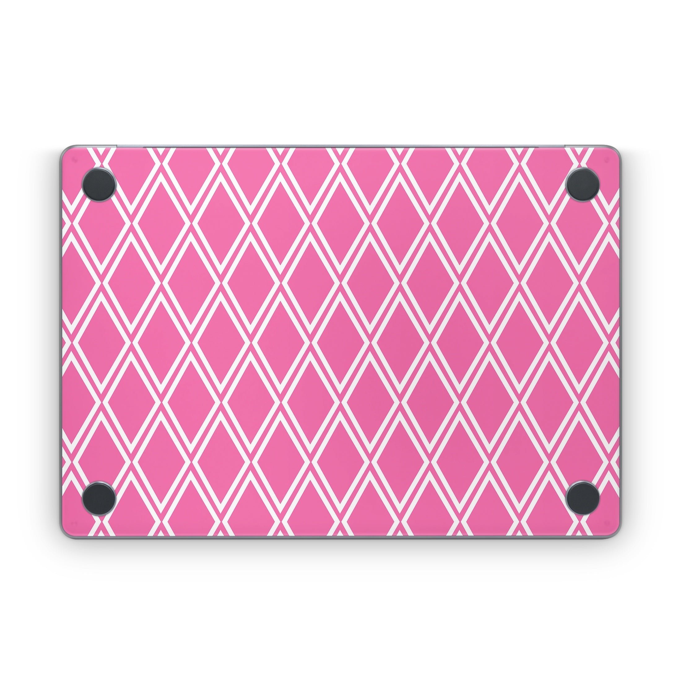 Pink Checks - Apple MacBook Skin