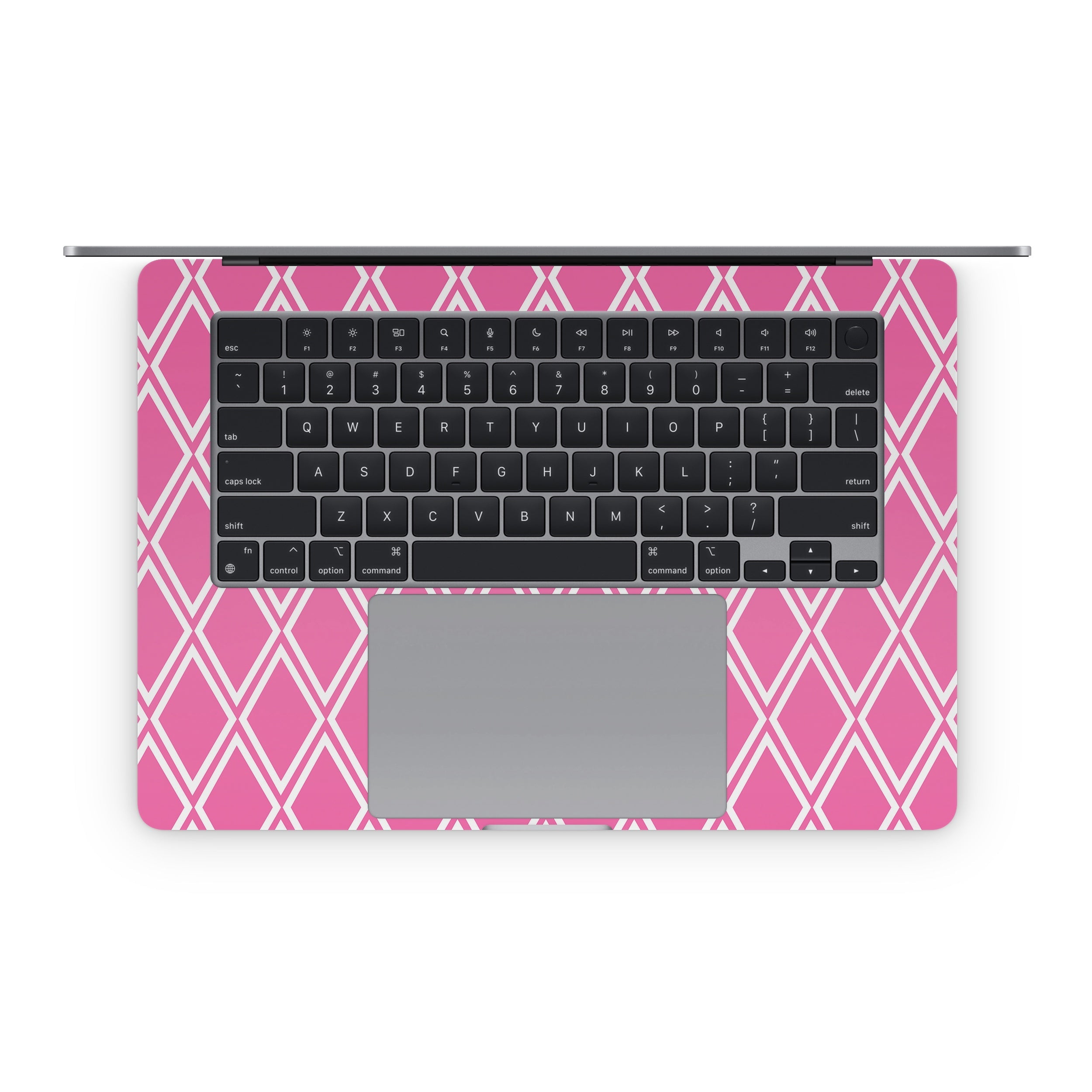 Pink Checks - Apple MacBook Skin