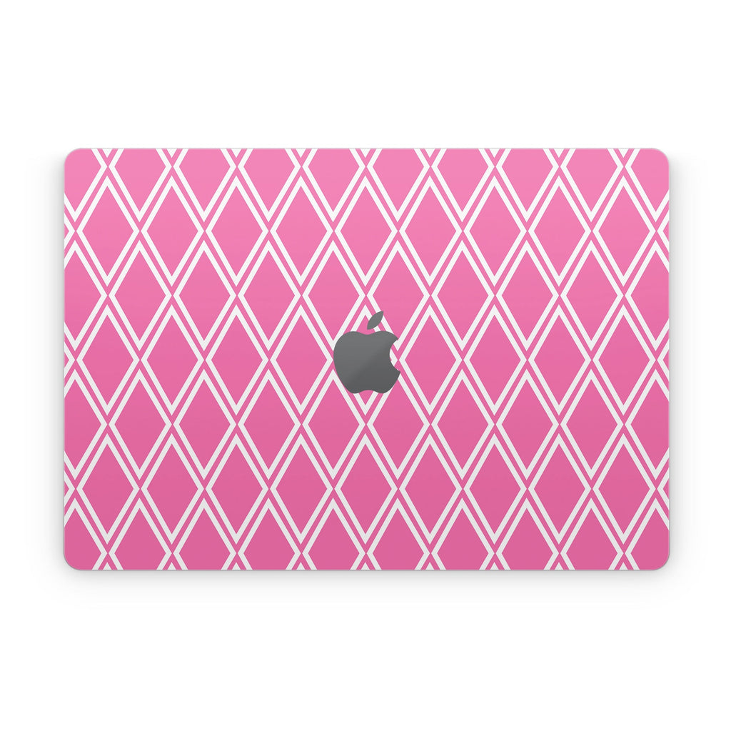 Pink Checks - Apple MacBook Skin