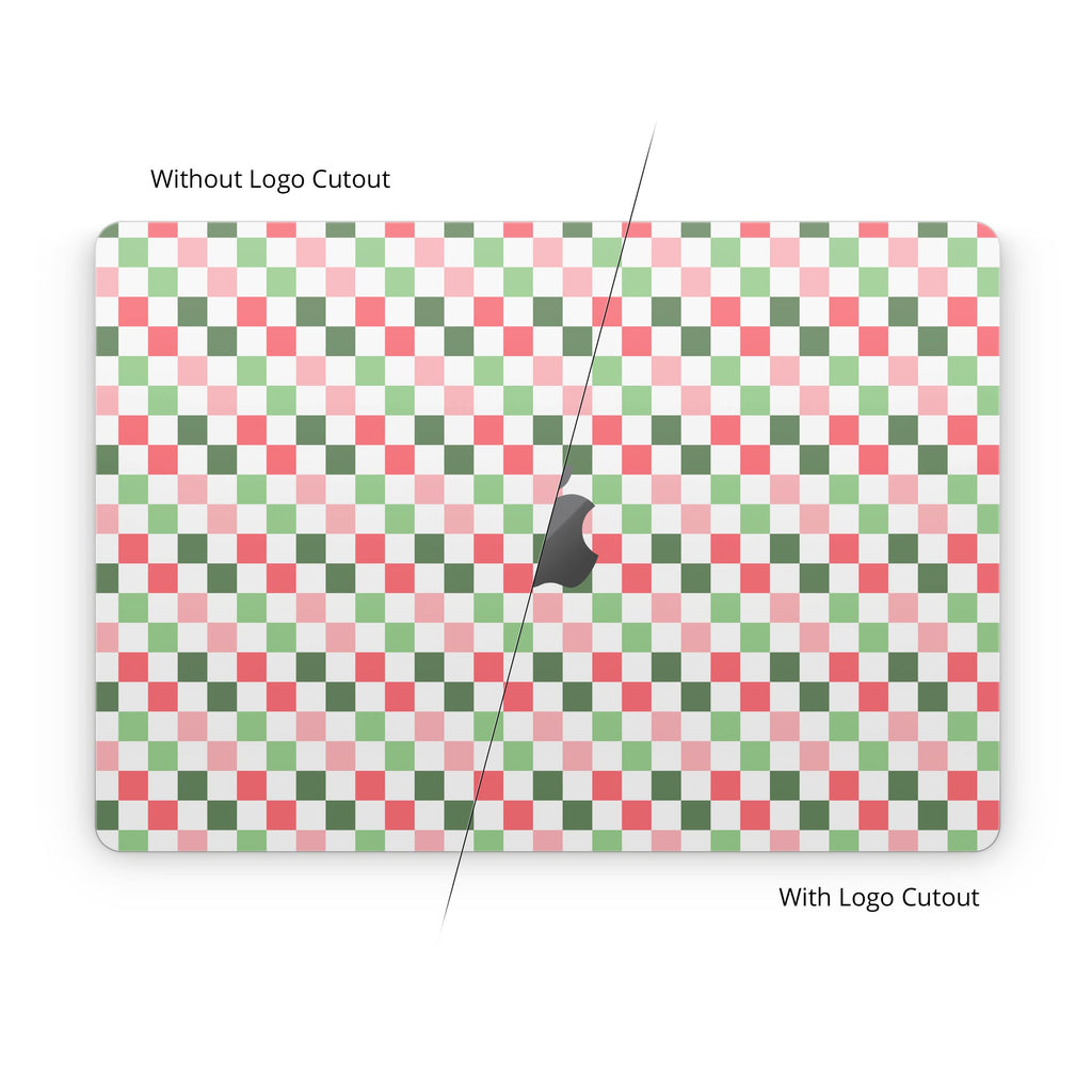 Christmas Checkers - Apple MacBook Skin