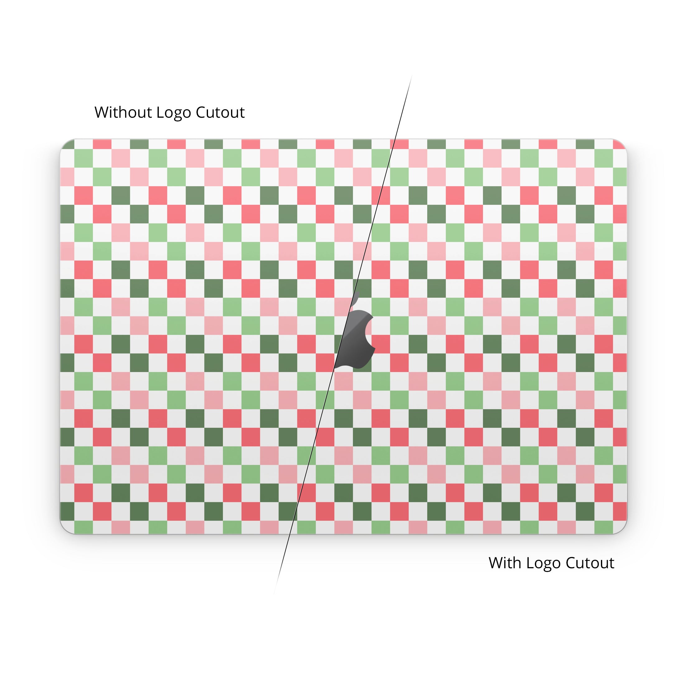 Christmas Checkers - Apple MacBook Skin