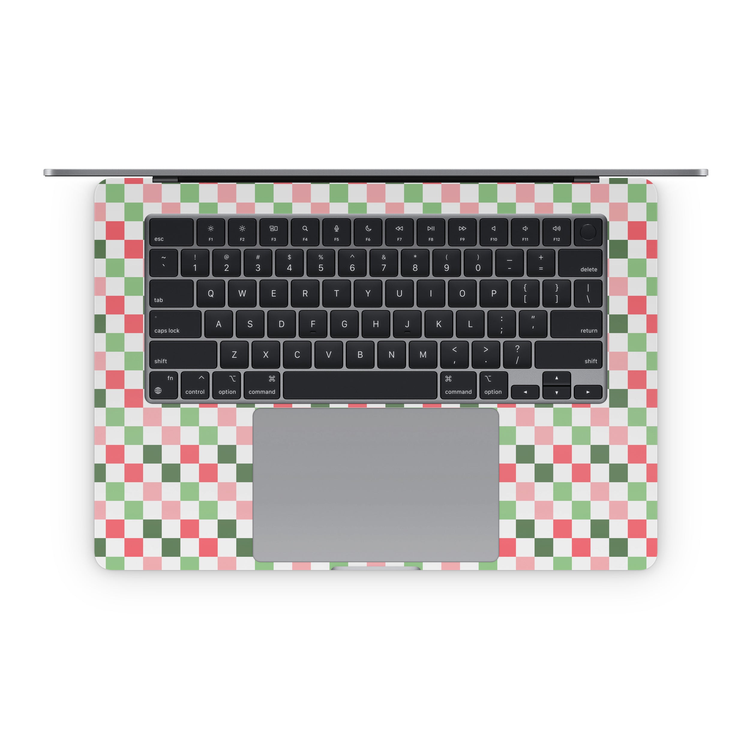 Christmas Checkers - Apple MacBook Skin