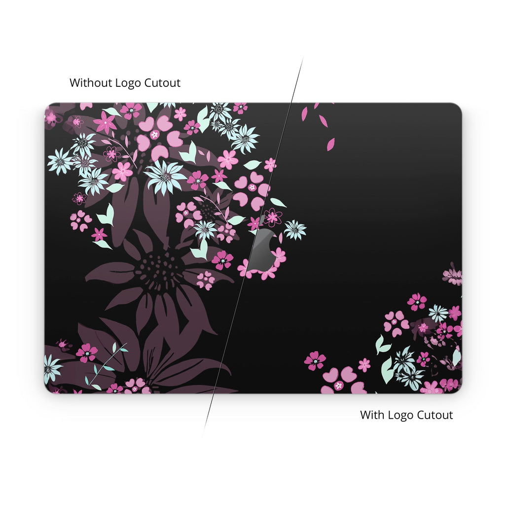 Dark Flowers - Apple MacBook Skin