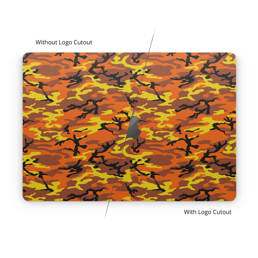 Orange Camo - Apple MacBook Skin
