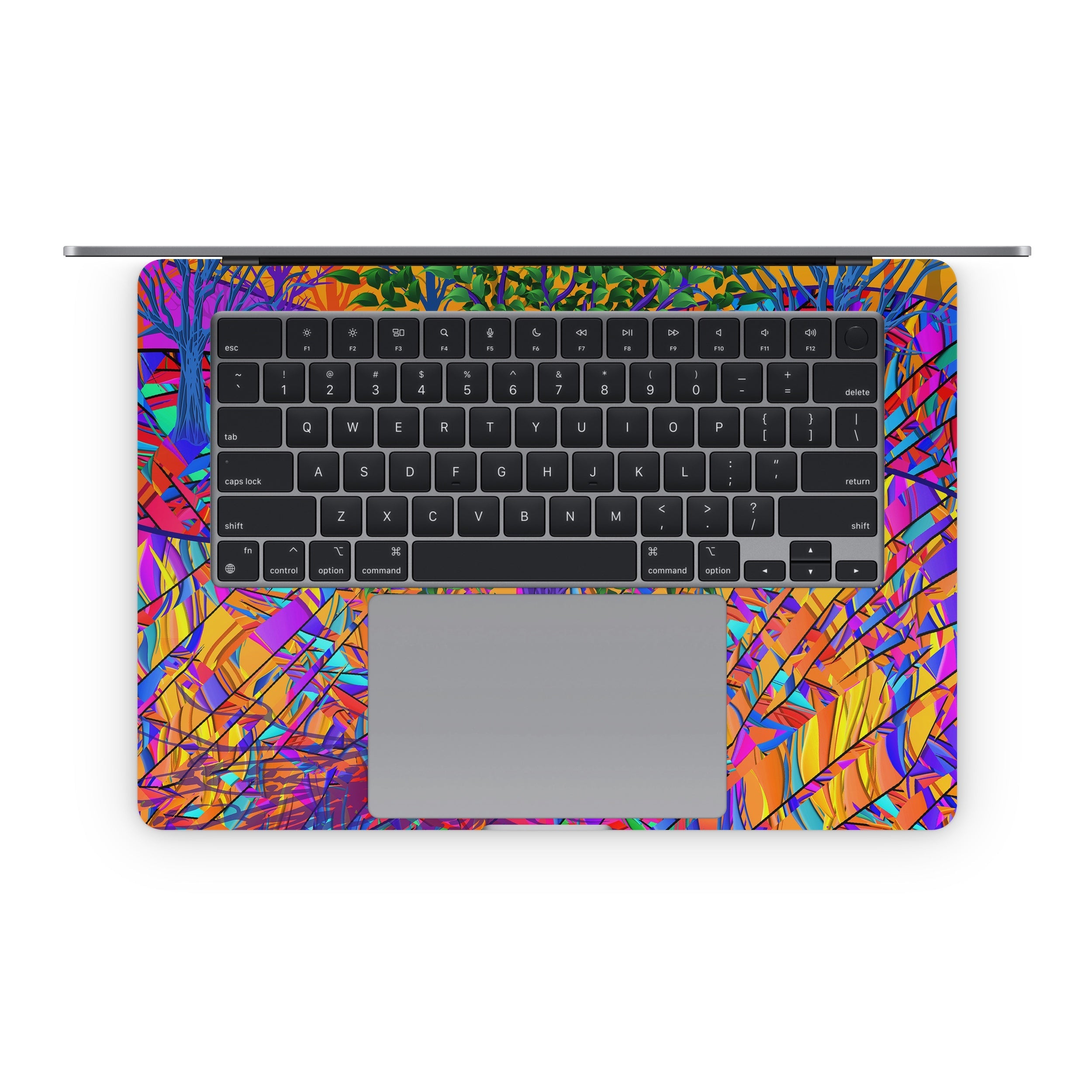 Stained Glass Tree - Apple MacBook Skin