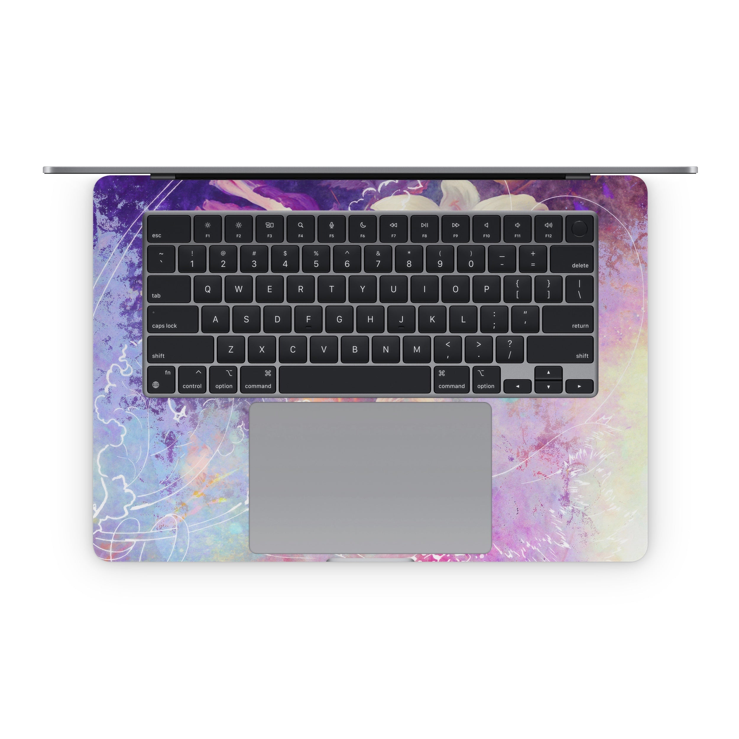 Sketch Flowers Lily - Apple MacBook Skin
