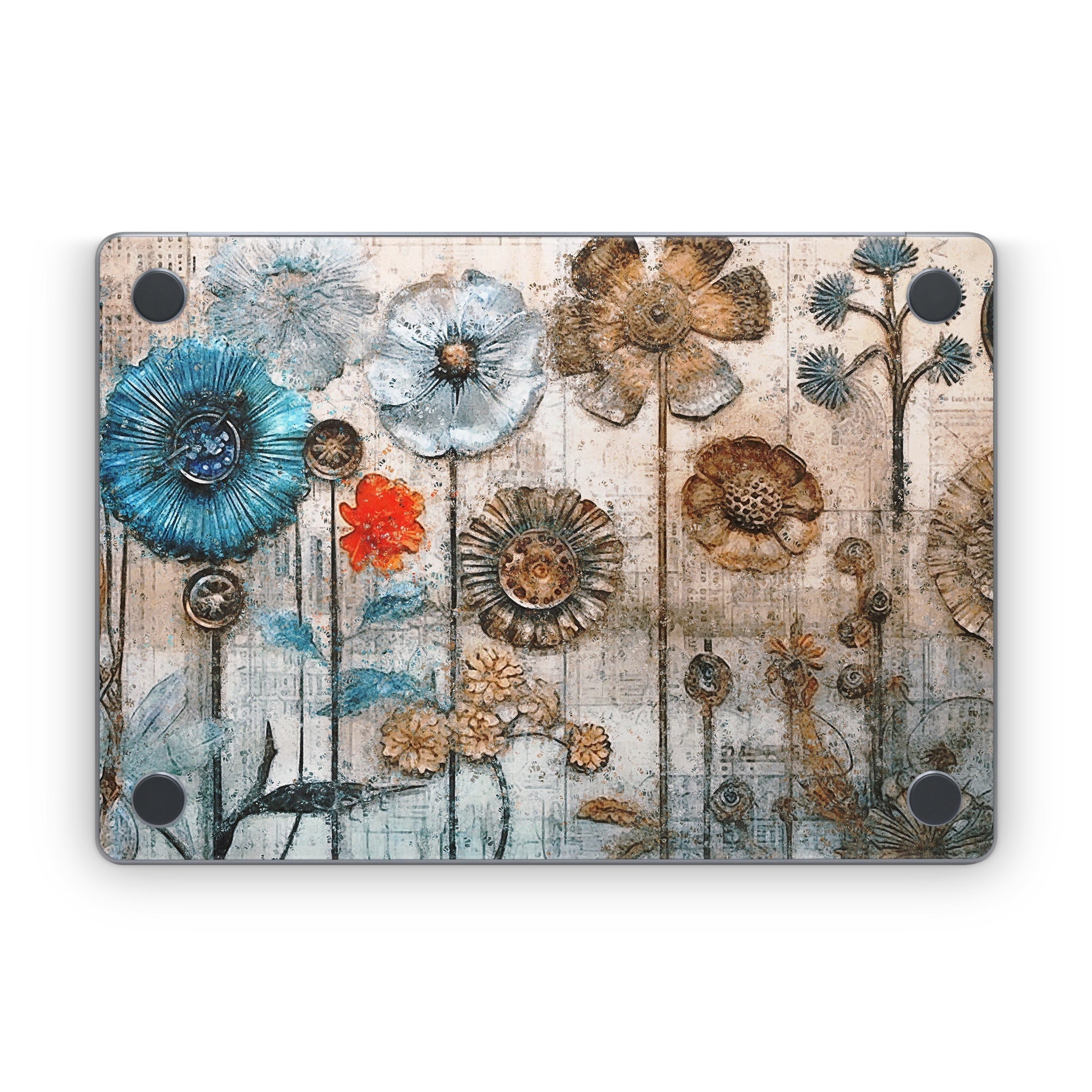 Steampunk Flowers - Apple MacBook Skin
