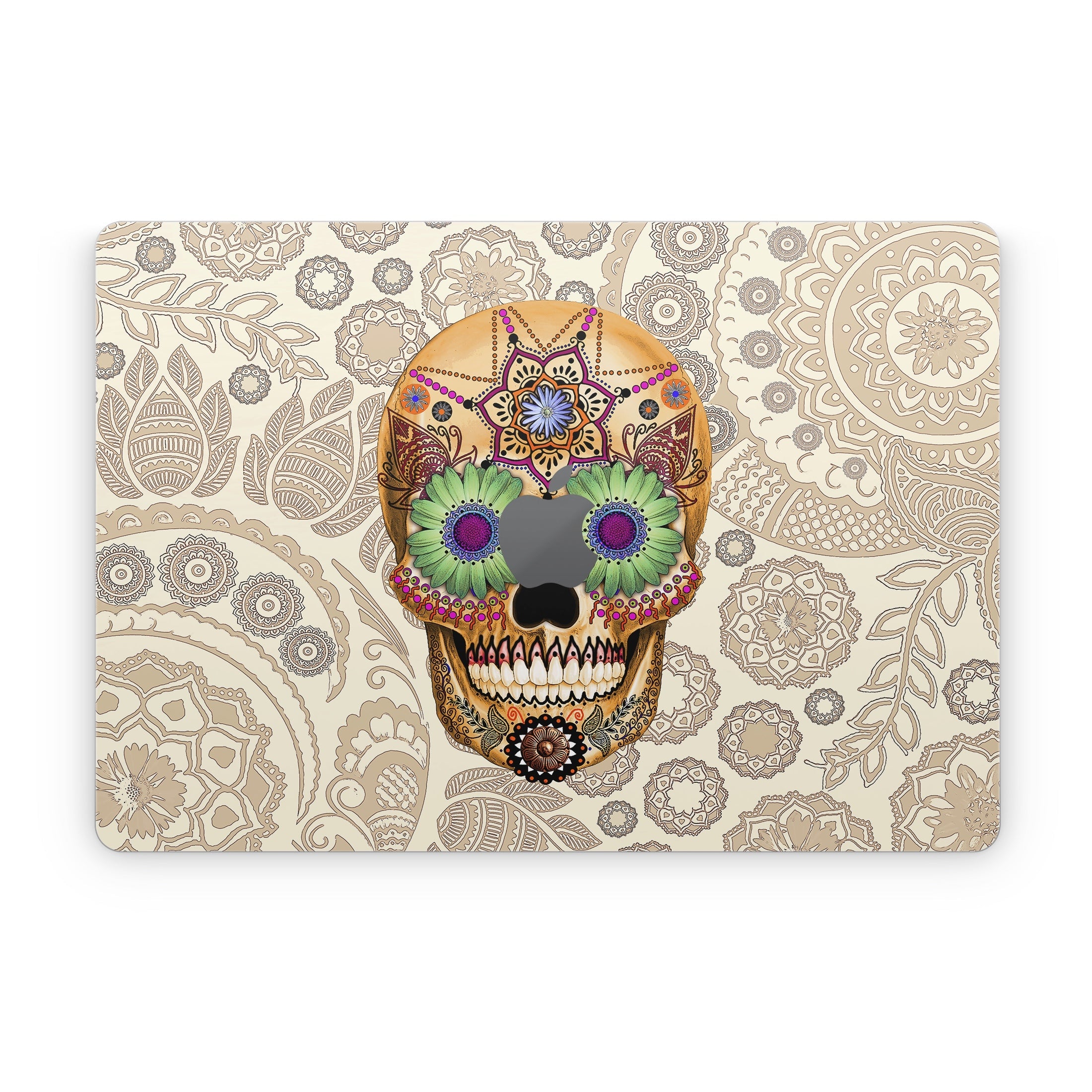 Sugar Skull Bone - Apple MacBook Skin