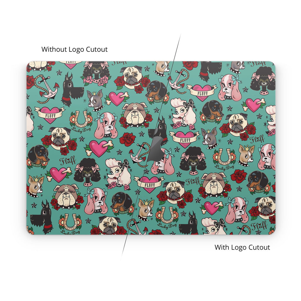 Tattoo Dogs - Apple MacBook Skin