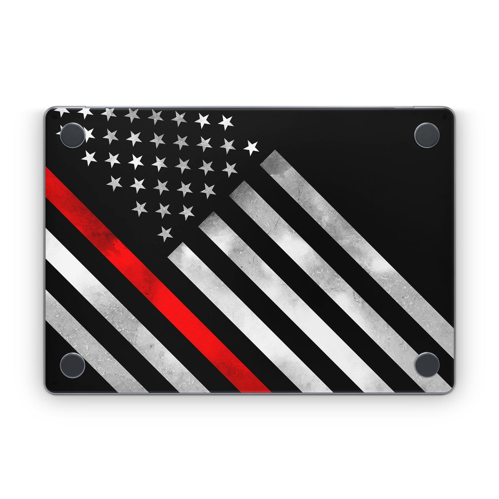 Thin Red Line Hero - Apple MacBook Skin