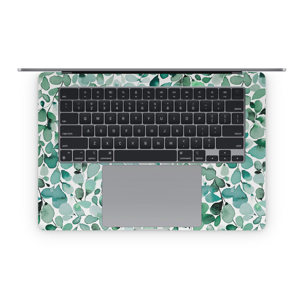 Watercolor Eucalyptus Leaves - Apple MacBook Skin