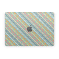 Wavy Diagonal Lines - Apple MacBook Skin