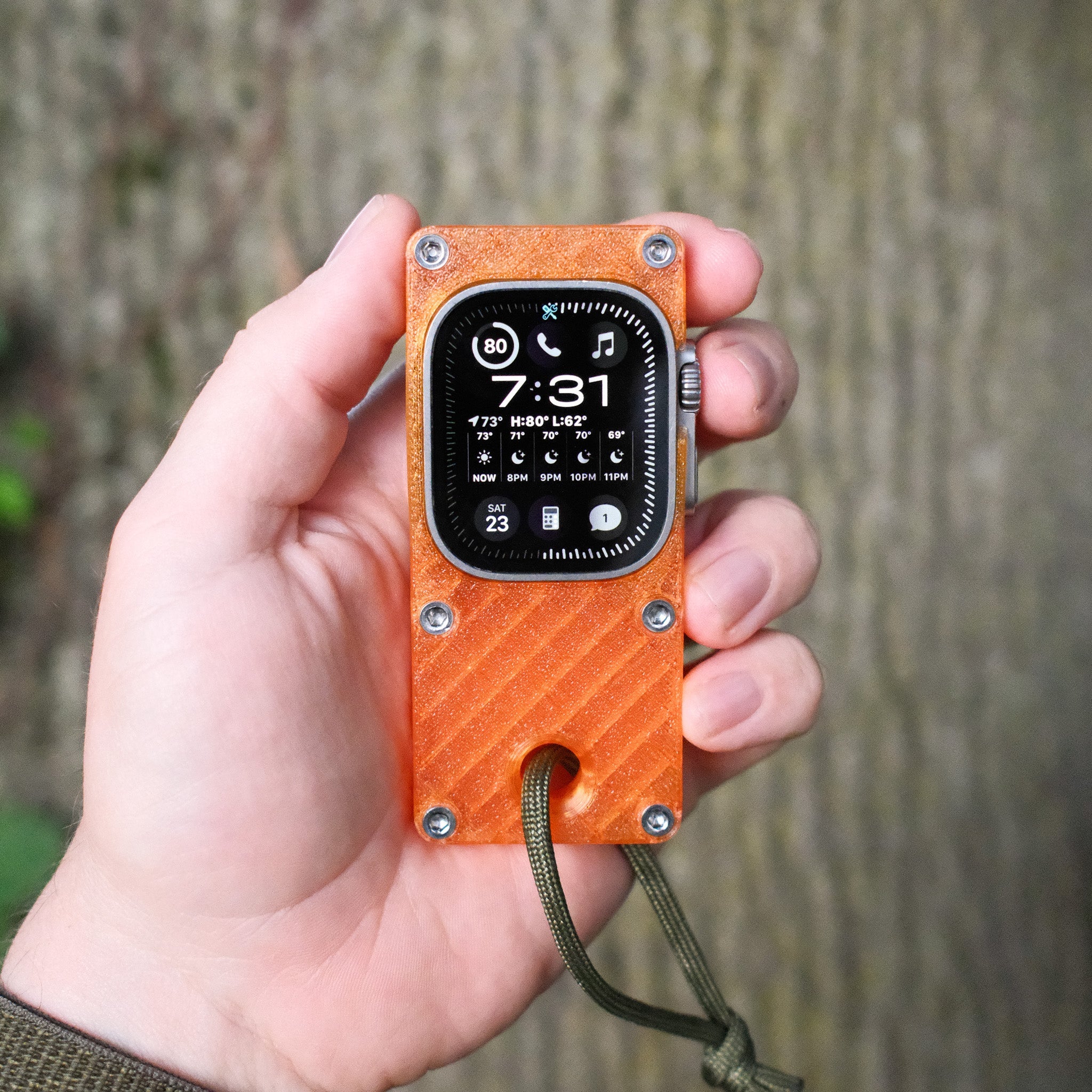 miniphone ultra (mpu) case for Apple Watch Ultra 1/2/3 - orange