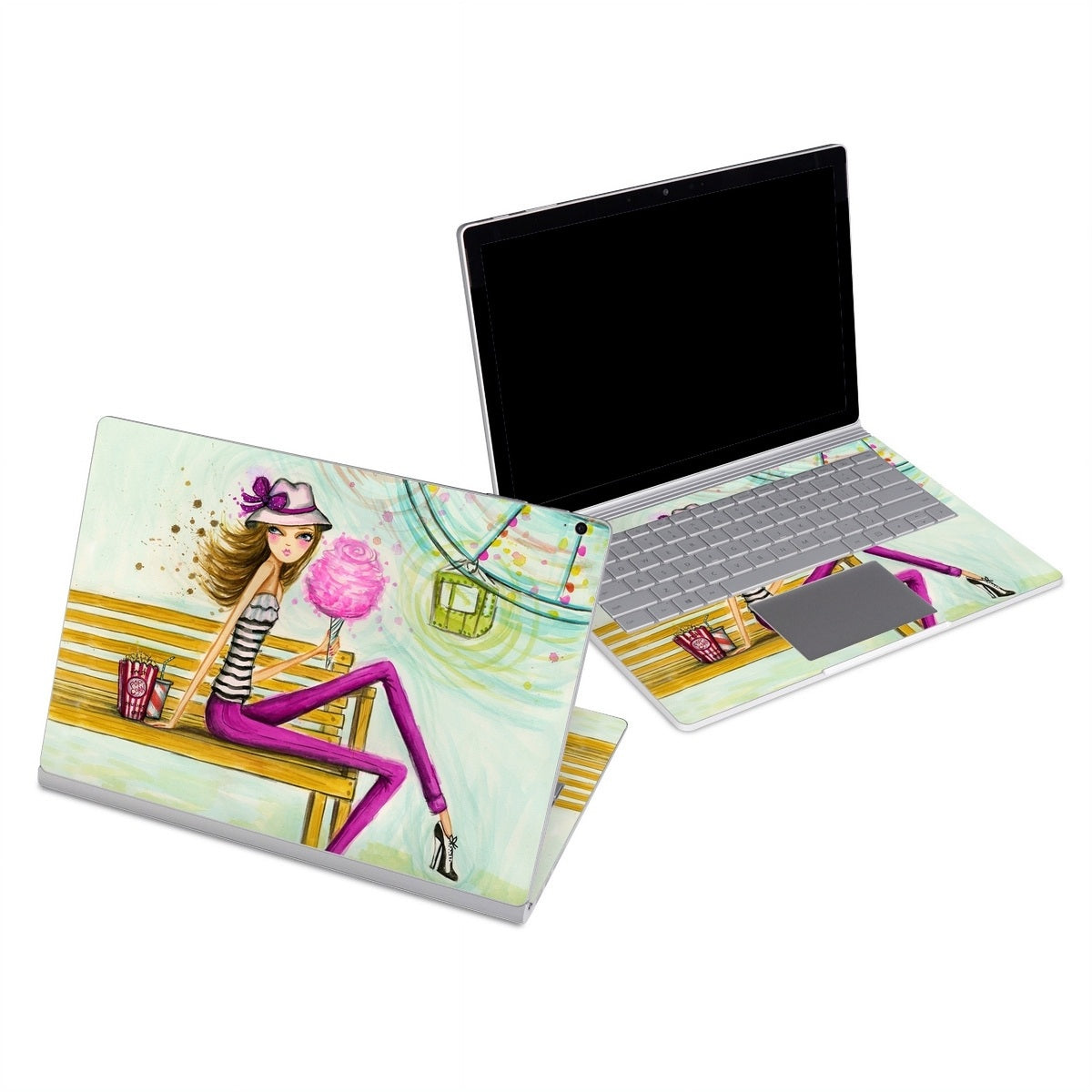 Carnival Cotton Candy - Microsoft Surface Book Skin
