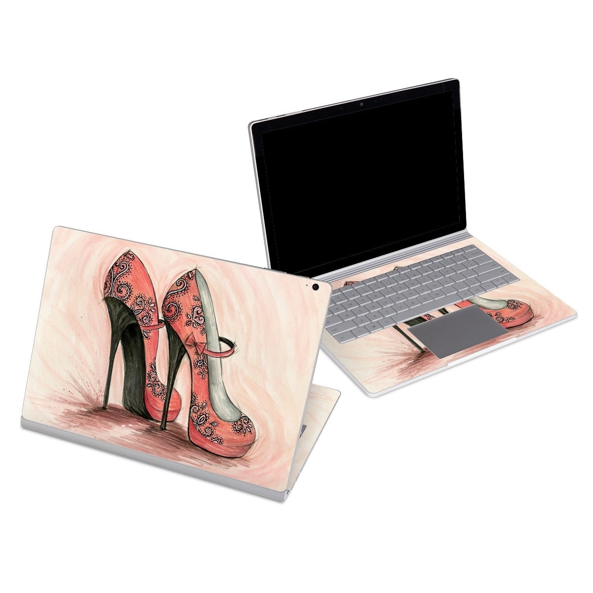 Coral Shoes - Microsoft Surface Book Skin