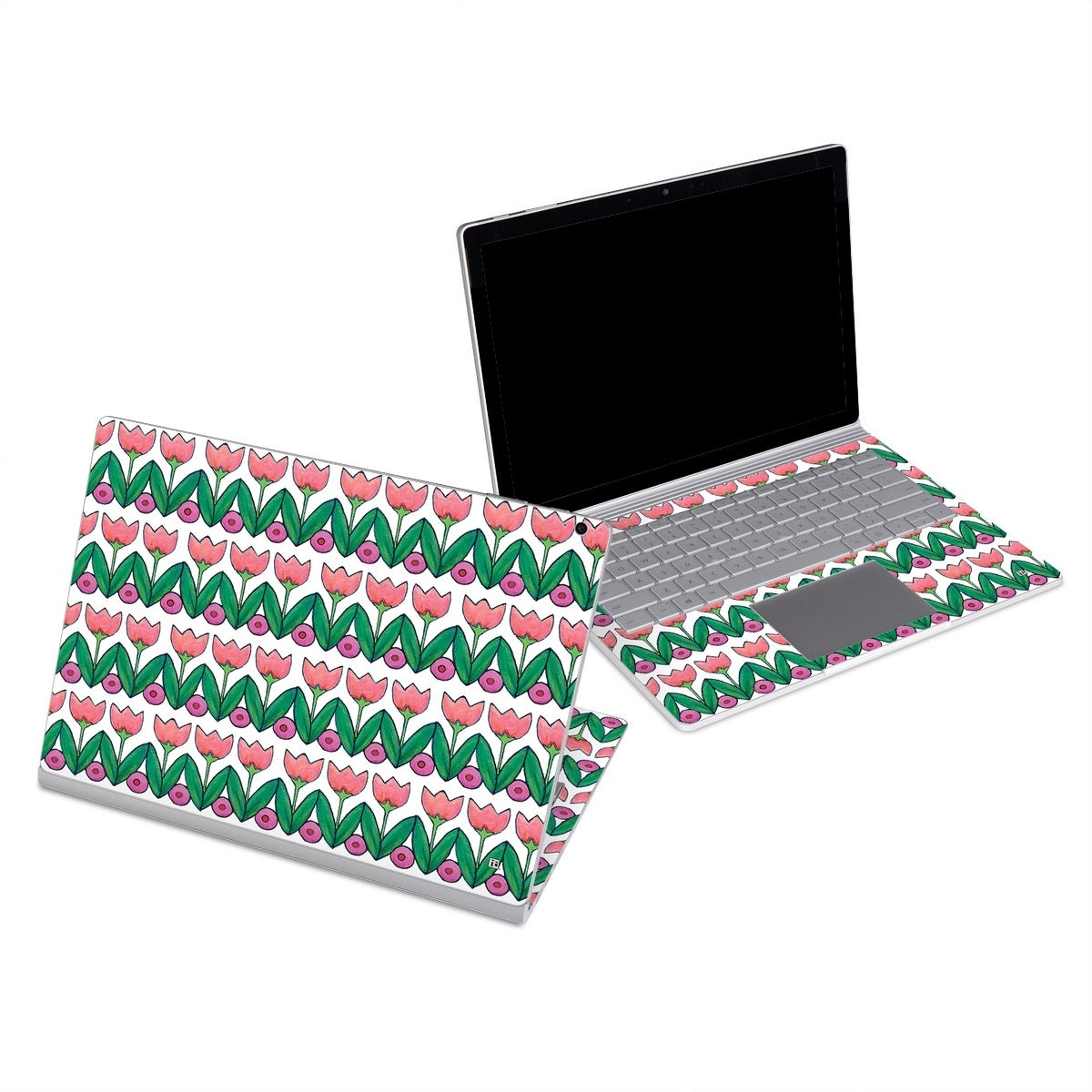 Deco Tulips - Microsoft Surface Book Skin