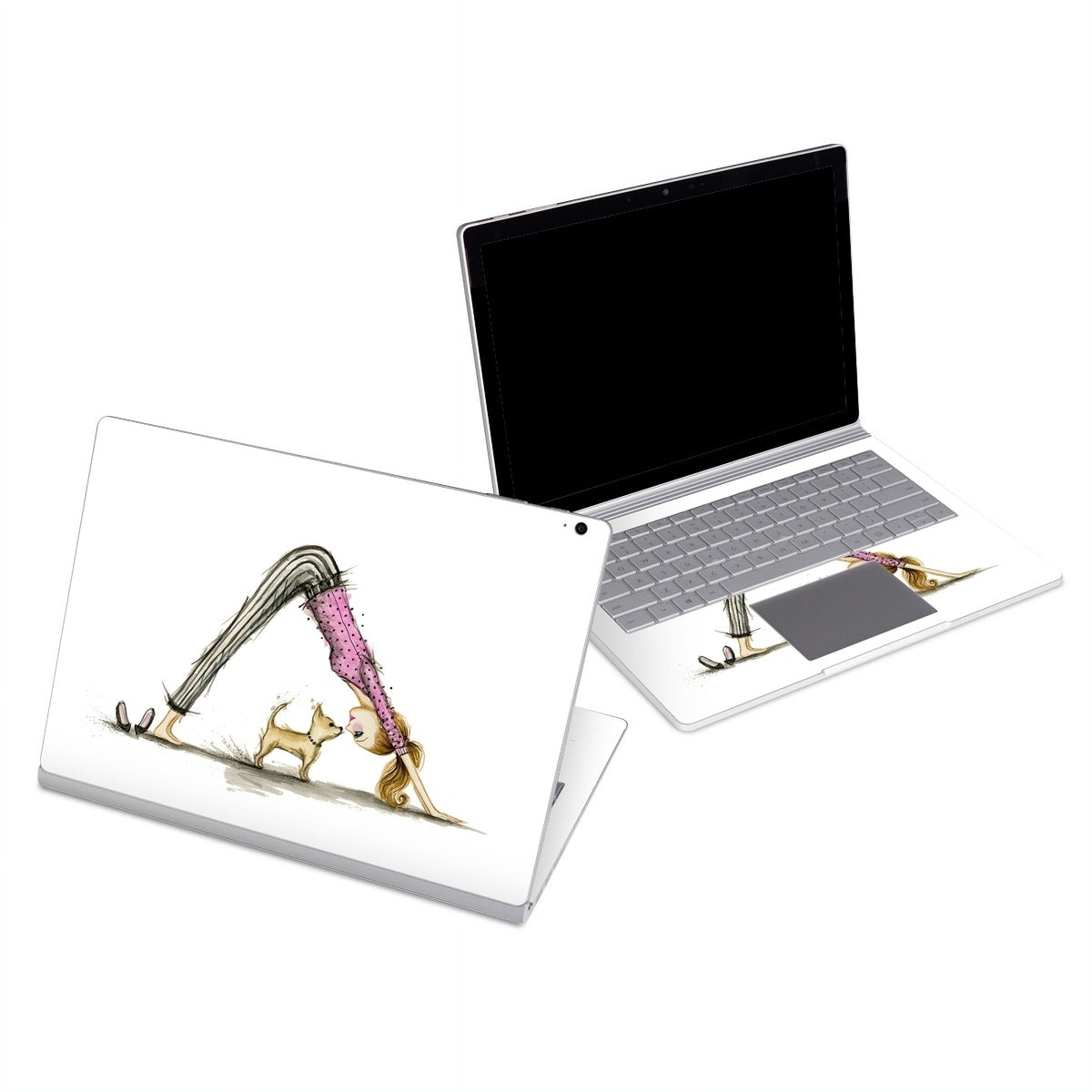 Downward Dog - Microsoft Surface Book Skin