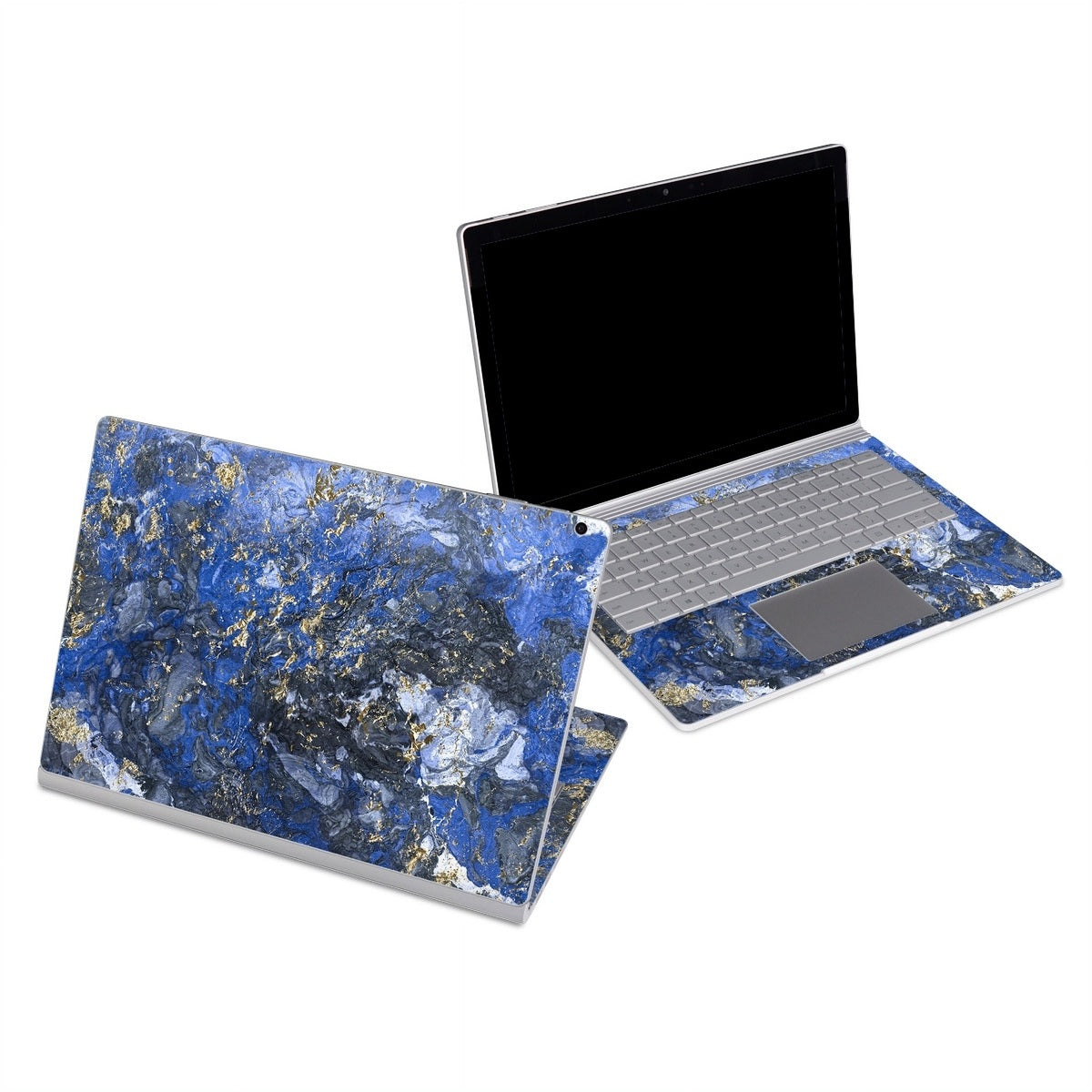 Gilded Ocean Marble - Microsoft Surface Book Skin