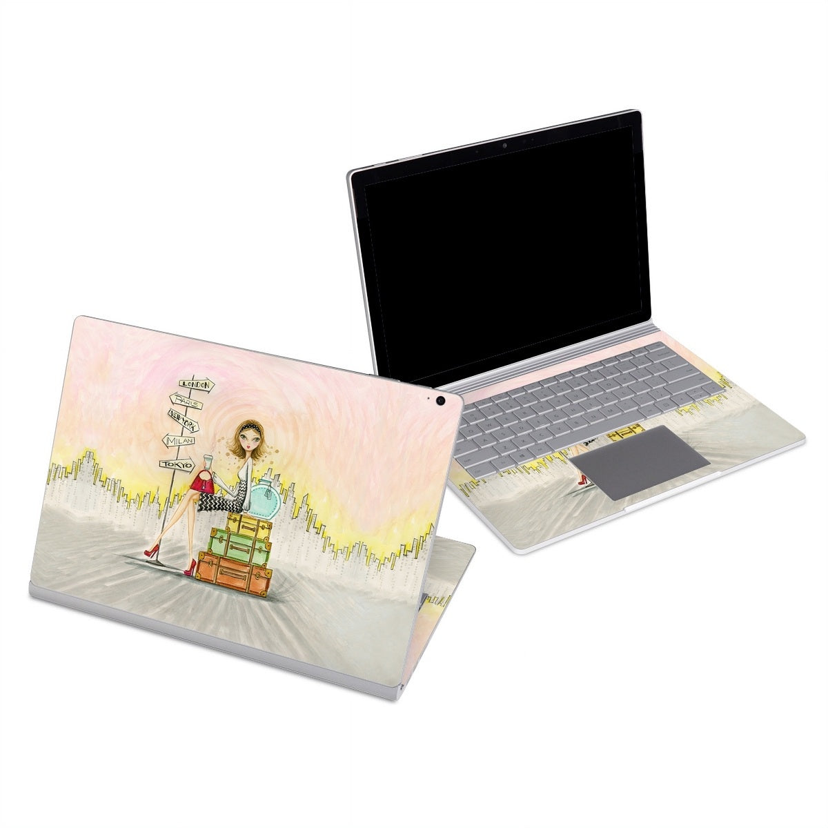 The Jet Setter - Microsoft Surface Book Skin