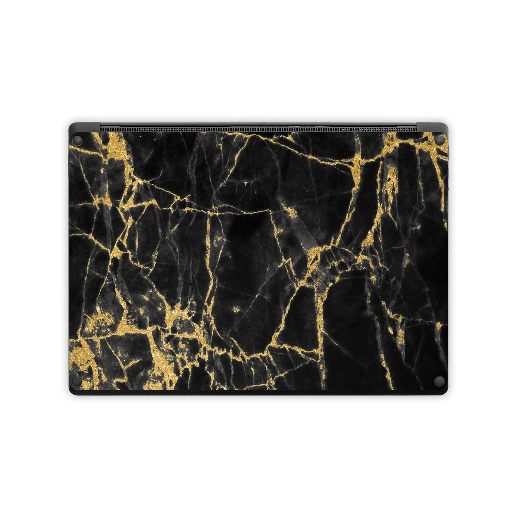 Black Gold Marble - Microsoft Surface Laptop Skin