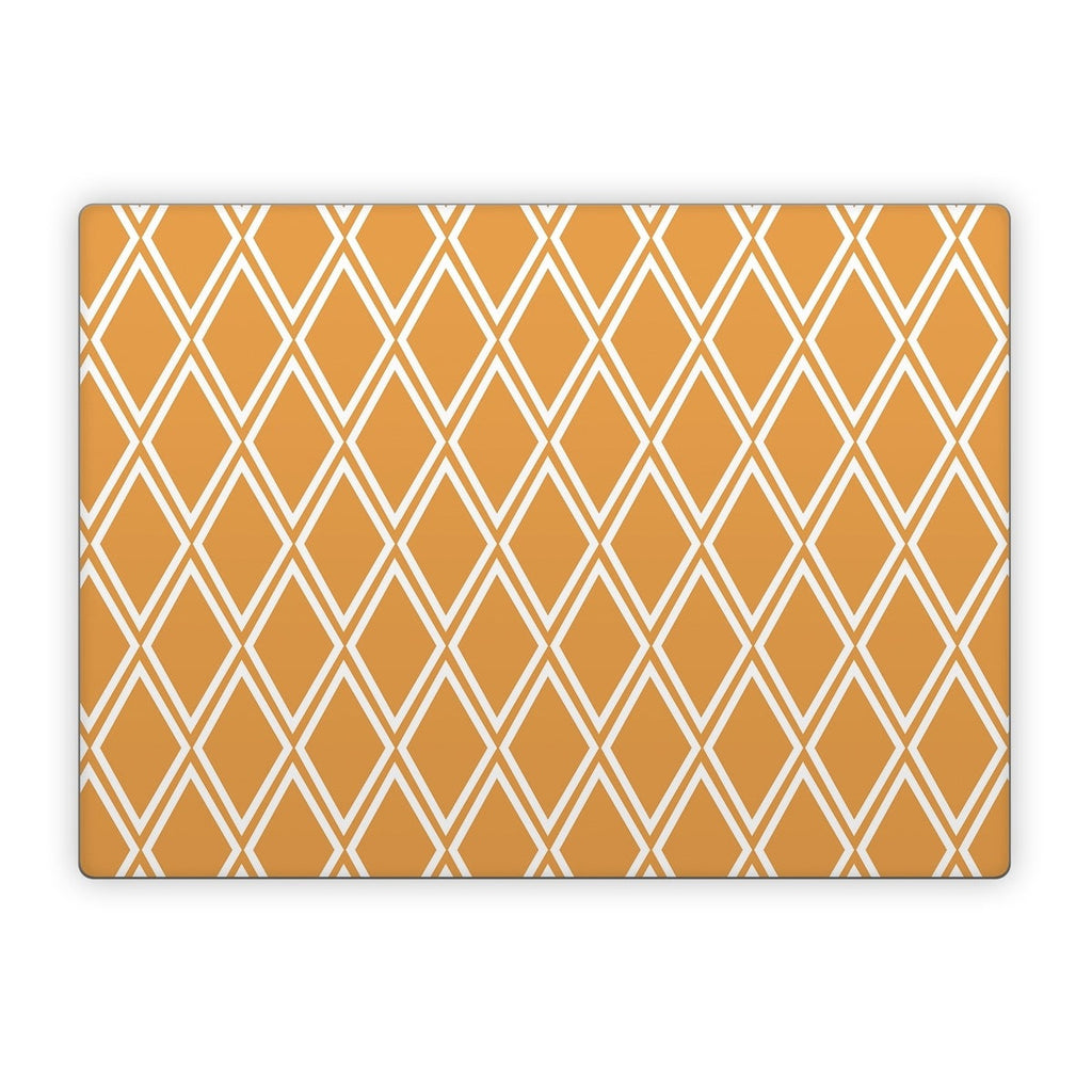 Orange Checks - Microsoft Surface Laptop Skin
