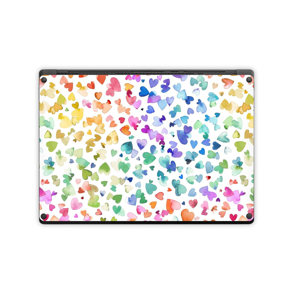 Valentines Love Hearts - Microsoft Surface Laptop Skin