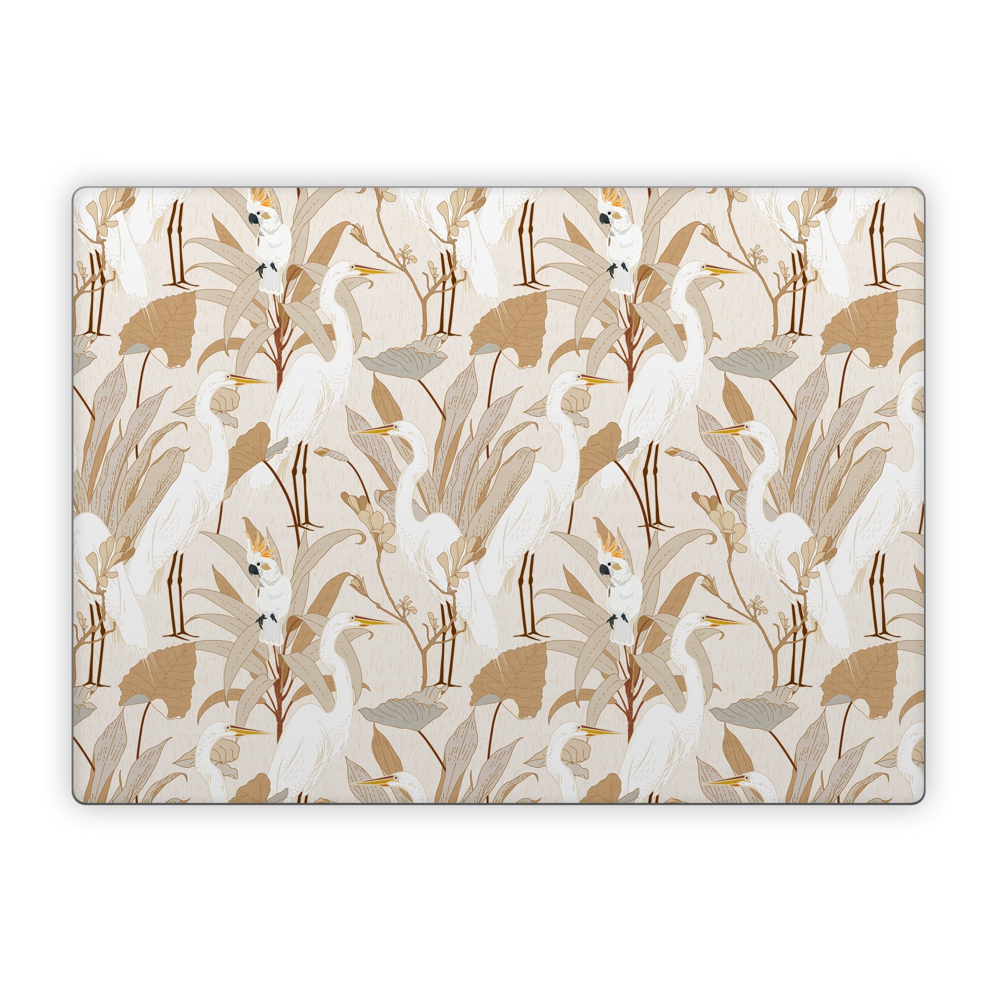 White Cranes Cockatoo - Microsoft Surface Laptop Skin