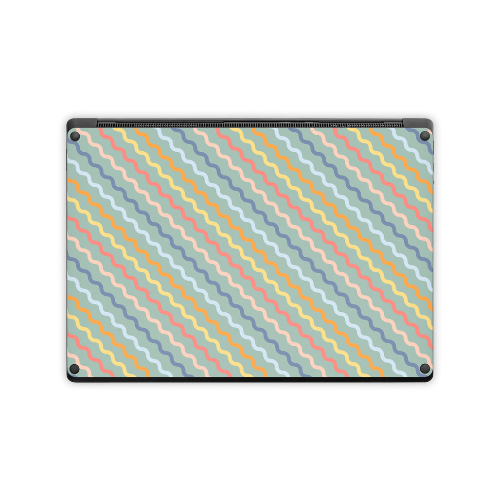 Wavy Diagonal Lines - Microsoft Surface Laptop Skin