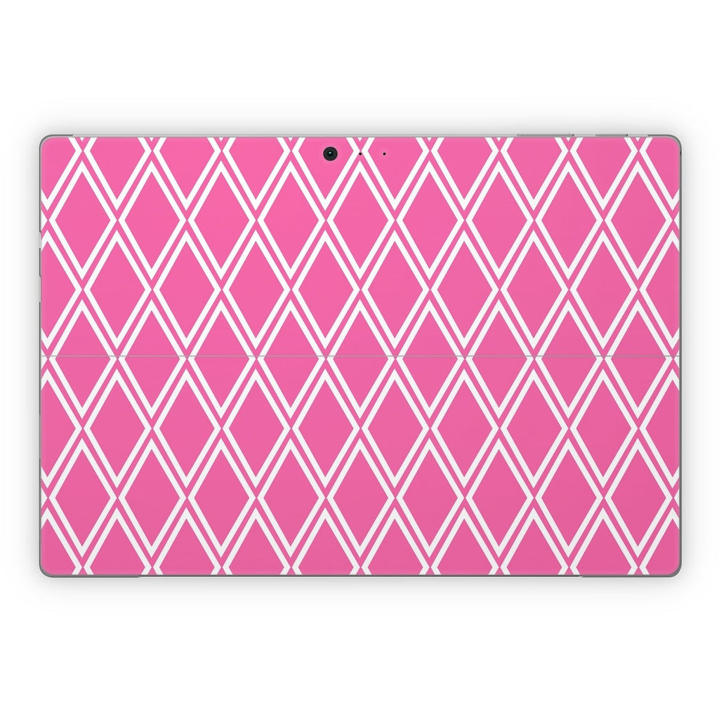 Pink Checks - Microsoft Surface Pro Skin