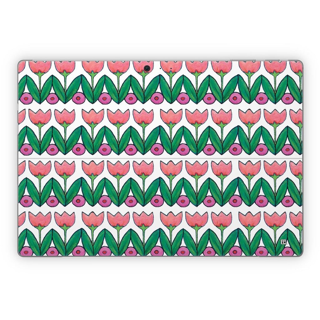 Deco Tulips - Microsoft Surface Pro Skin