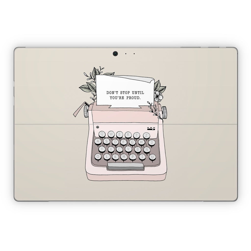 Dont Stop - Microsoft Surface Pro Skin