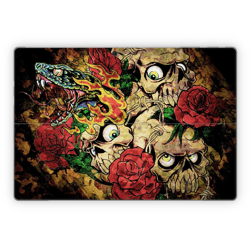 Gothic Tattoo - Microsoft Surface Pro Skin