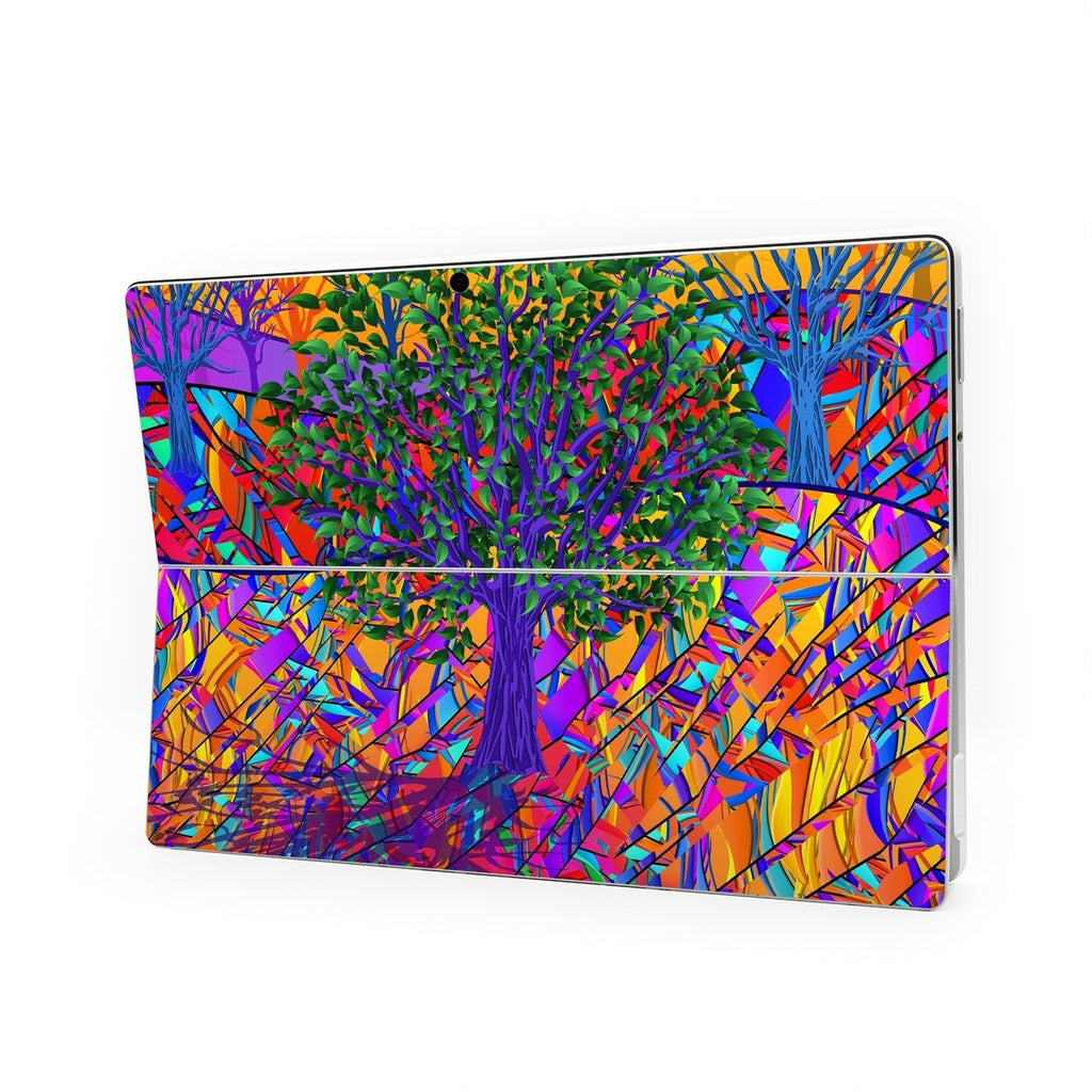 Stained Glass Tree - Microsoft Surface Pro Skin